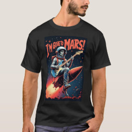 Afscheidscadeaus Grafisch ontwerp Ik Ga Naar Mars T-shirt