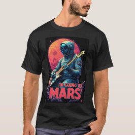 Afscheidscadeaus Grafisch ontwerp Ik Ga Naar Mars T-shirt