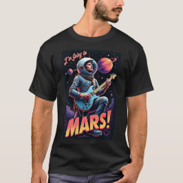 Afscheidscadeaus Grafisch ontwerp Ik Ga Naar Mars T-shirt