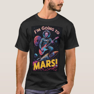 Afscheidscadeaus Grafisch Ontwerp Ik Ga Naar Mars T-shirt