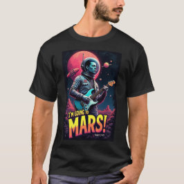 Afscheidscadeaus Grafisch ontwerp Ik Ga Naar Mars T-shirt