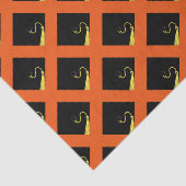 Afscheidscadeaus Oranje Tissuepapier (Detail)