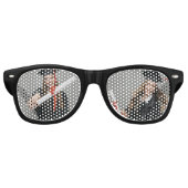 Afscheidscadeaus voor gasten retro zonnebril (Voorkant)