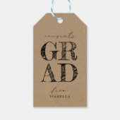 Afscheidscadeautje Favor Tag Cadeaulabel (Voorkant)