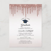 Afscheidsceremonie 2025 Typografie Senior Afscheid Uitnodiging Briefkaart (Voorkant)