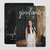 Afscheidsceremonie Aankondiging (Voorkant / Achterkant)