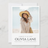 Afscheidsceremonie Aankondiging met Foto en Boodsc (Voorkant)