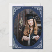 Afscheidsceremonie Aankondigingen Met Foto Inzet (Achterkant)