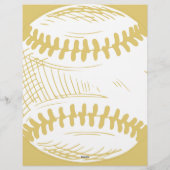 Afscheidsceremonie honkbalklas briefhoofd (Achterkant)