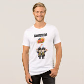 Afscheidsceremonie klas 2026 Tri-Blend shirt (Voorkant volledig)