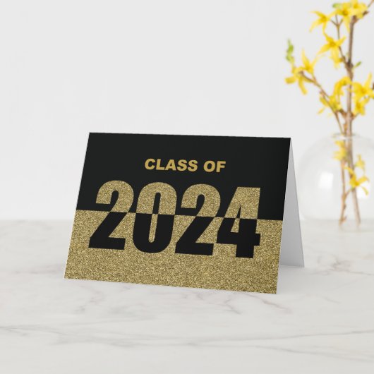 Afscheidsceremonie Klas van 2024 Gefeliciteerd Gou Kaart (Gele Bloem)
