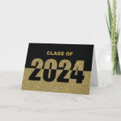 Afscheidsceremonie Klas van 2024 Gefeliciteerd Gou Kaart (Voorkant)