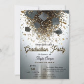 Afscheidsceremonie met Hoge Haten en Confetti Flai Kaart (Voorkant)