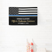Afscheidsceremonie Politieagent Rechtshandhaving Spandoek (Insitu)