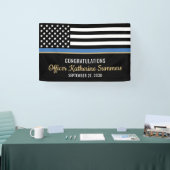 Afscheidsceremonie Politieagent Rechtshandhaving Spandoek (Beurs)
