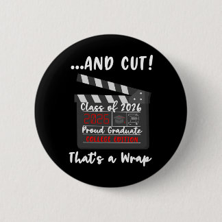 Afscheidsceremonie van de klas van 2026 van de uni ronde button 5,7 cm
