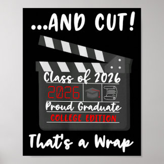 Afscheidsceremonie van de universiteit Cl van 2026 Poster