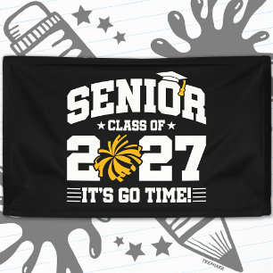 Afscheidscitaat Cheer Team Afstudeerklas 2027 Spandoek