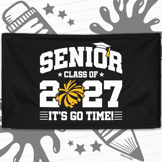 Afscheidscitaat Cheer Team Afstudeerklas 2027 Spandoek