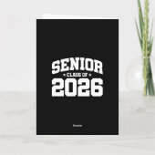 Afscheidscitaat van de hoogste klas van 2026 kaart (Achterkant)