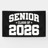 Afscheidscitaat van de hoogste klas van 2026 spandoek (Horizontaal)