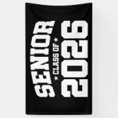 Afscheidscitaat van de hoogste klas van 2026 spandoek (Verticaal)
