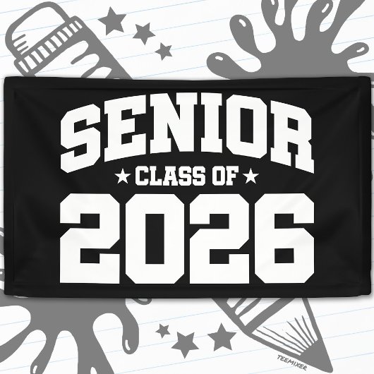 Afscheidscitaat van de hoogste klas van 2026 spandoek