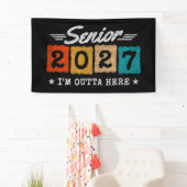 Afscheidscitaat voor eindexamenklas van 2027 spandoek (Insitu)