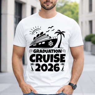Afscheidscruise Aangepast Jaar Achterklasser Reis T-shirt