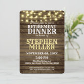 Afscheidsdiner Westers Hout en Lichten Kaart (Staand voorkant)