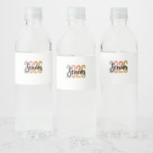 Afscheidseinheid 2026 Afstuderen 2026 Geschenk voo Waterfles Etiket (Flessen)