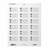 Afscheidsetiketten klas 2026 afstudeerders etiket (Full Sheet)