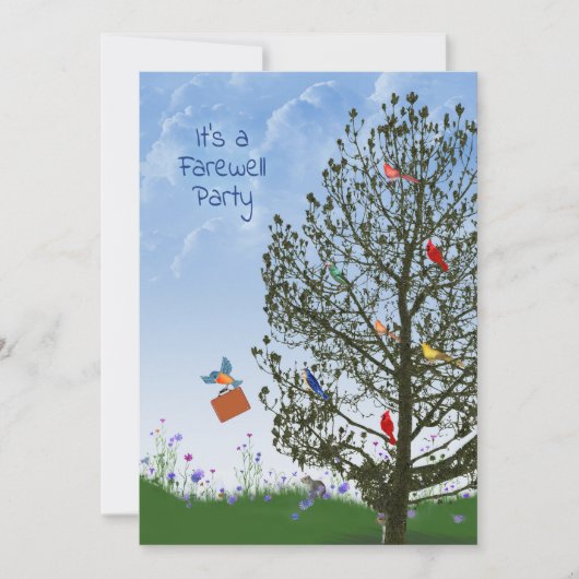 Afscheidsfeest voor collega kaart (Voorkant)