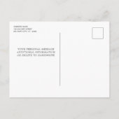 Afscheidsfeest voor soldaat Patriottische vlag Mil Uitnodiging Briefkaart (Achterkant)