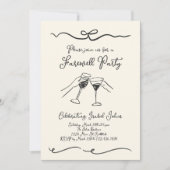 Afscheidsfeest voor vrouw of Man Kaart (Voorkant)