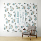 Afscheidsfeest We zullen je auto achtergrond misse Wandkleed (In Situ (horizontaal))