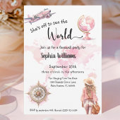 Afscheidsfeest wereldreis gaat weg kaart