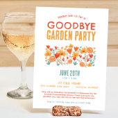 Afscheidsfeest Wildflower Garden Kaart