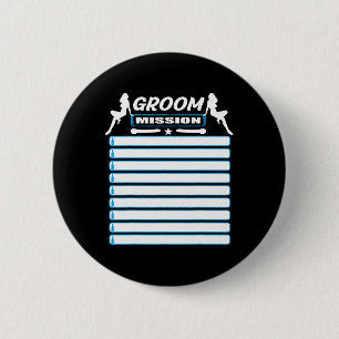 Afscheidsfeestje met checklist - taken voor de bru ronde button 5,7 cm