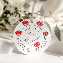 Afscheidsfeestje voor de bruid bedankjes labels