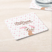 Afscheidsfeestje voor de Bruid Kartonnen Onderzetters (Schuin)