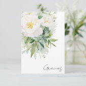 Afscheidsfeestje voor de Bruid Spaanse Bruidsfeest Bedankkaart (Staand voorkant)