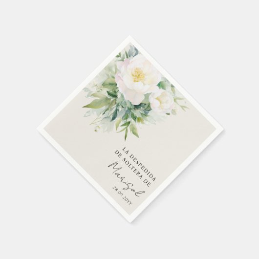 Afscheidsfeestje voor een Vrouw / Bruidsfeest Servet (Hoek)