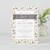 Afscheidsfeestje voor herten in landelijke stijl kaart (Staand voorkant)