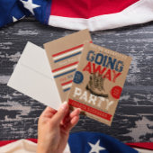 Afscheidsfeestje voor stevige militaire laarzen kaart