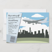 Afscheidsfeestuitnodiging afnemen kaart (Voorkant)