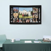 Afscheidsfoto Collage Pensioenfeestje Welkom Spandoek (Beurs)