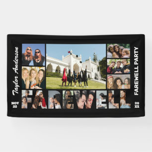 Afscheidsfoto Collage Pensioenfeestje Welkom Spandoek