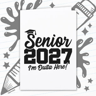 Afscheidsgedachte voor de eindexamenklas van 2027 kaart