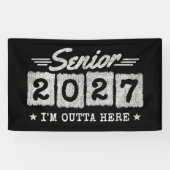 Afscheidsgeschenk Einstufingsjaar Afstudeerklas 20 Spandoek (Horizontaal)